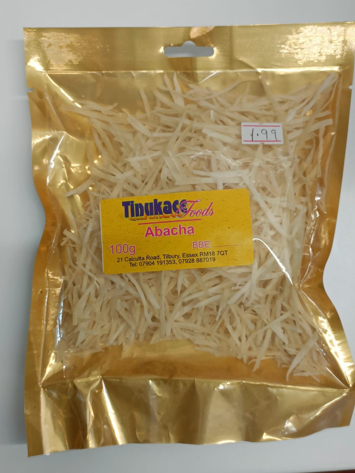 Tinukace Foods Abacha 100g